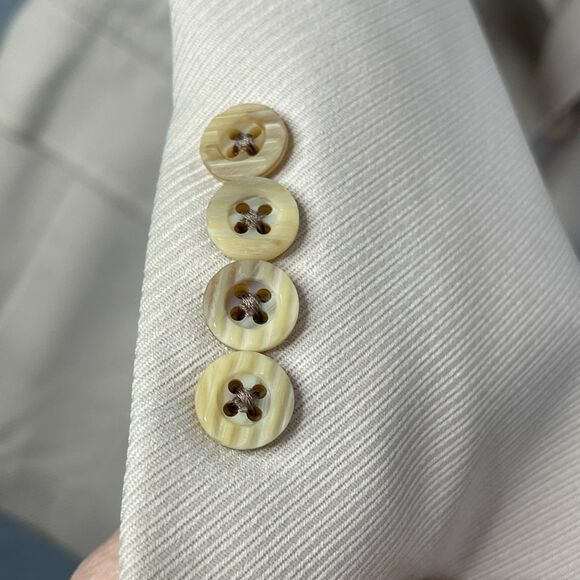 Vintage Nino Cerruti Beige‎ Sport Coat – Society Brand Ltd 1970s Tailored - Picture 11 of 16